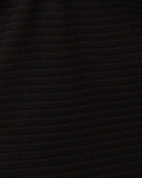 One Shoulder Ring Detail Top With Slit Skirt