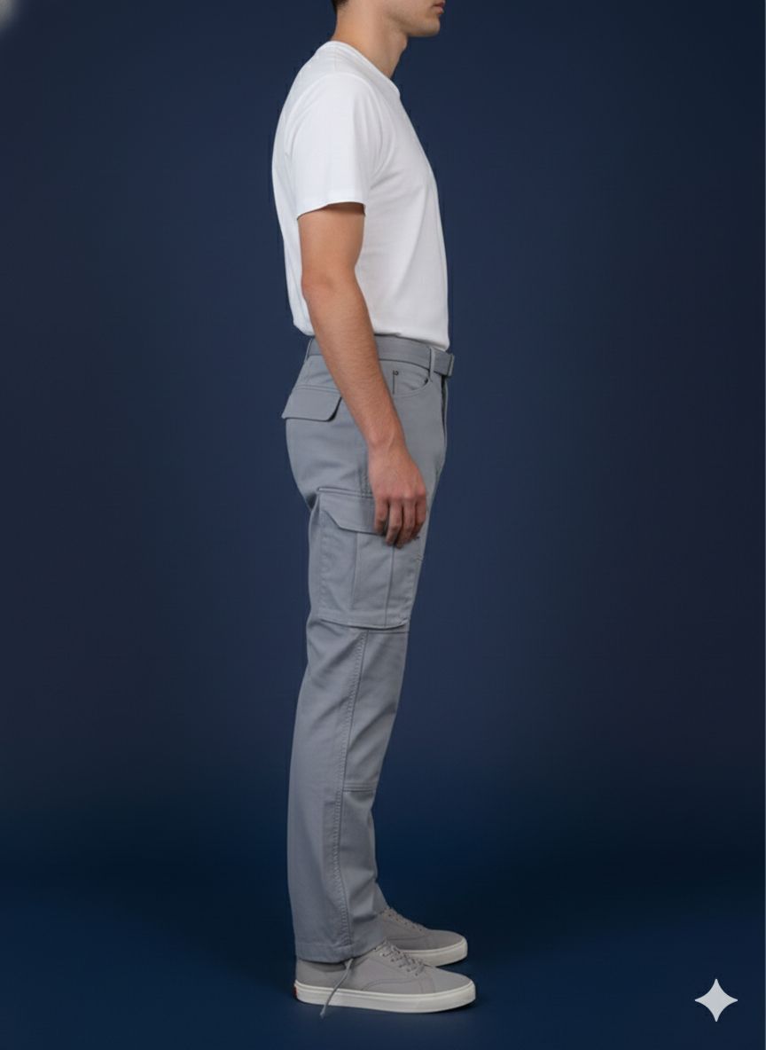 Rareware cargo pants featuring a matching fabric belt