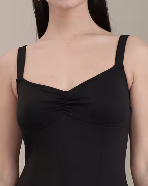 Strappy Sleeve Drop Waist Ruffle Trim Asymmetrical Dress