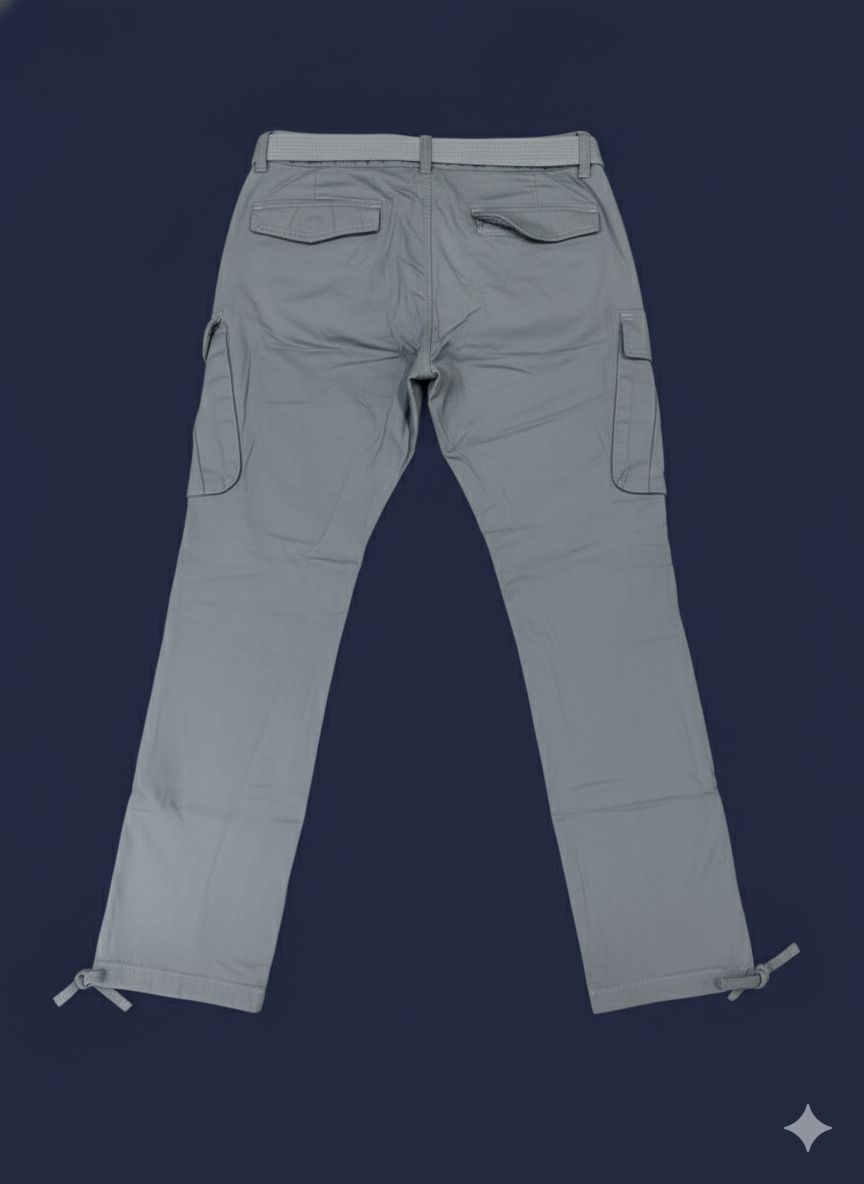 Rareware cargo pants featuring a matching fabric belt